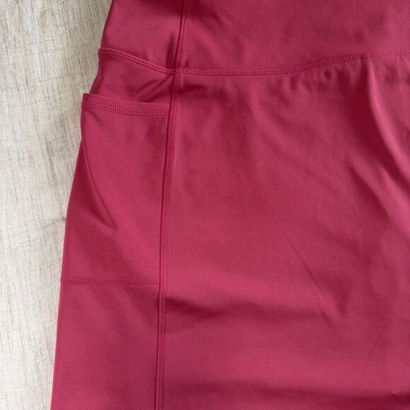 Skechers Go Walk High Waisted Athletic Skort Women's Large Pink Athleisure - Picture 3 of 12